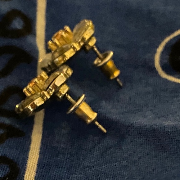 Flower Statement Stud Earrings - Picture 3 of 3